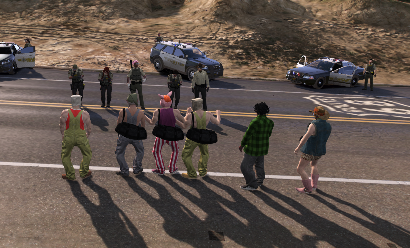 Feel Good RP course en ville GTA5 RP FiveM